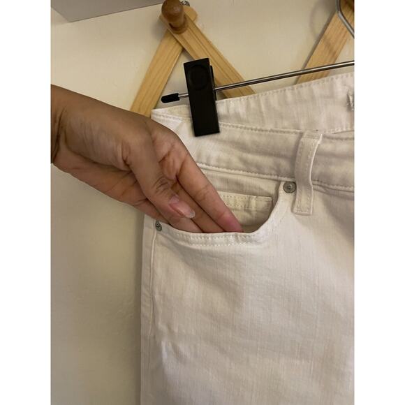 Joe's Jeans Women's 28 Capri White Annie Denim Mid-Rise Cropped Cotton - Picture 5 of 10